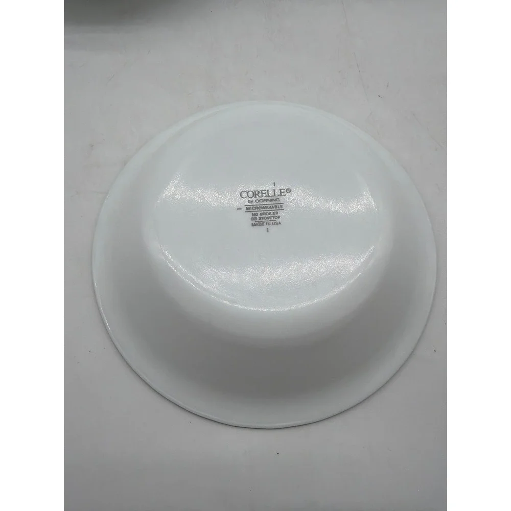 4 Corelle Callaway Ivy Swirl Pattern Cereal Bowls 7.25